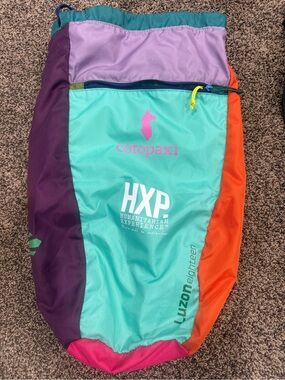 Cotopaxi Colorblock Luzon 18L bag-  Teal/Purple/Orange